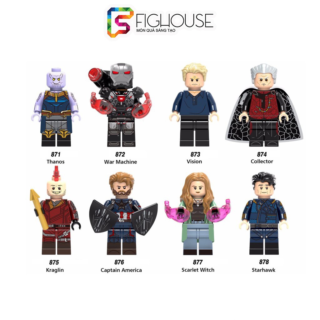 Xếp Hình Minifigures Siêu Anh Hùng Avengers Infinity War - Đồ Chơi Lắp Ráp X0193 [A1]