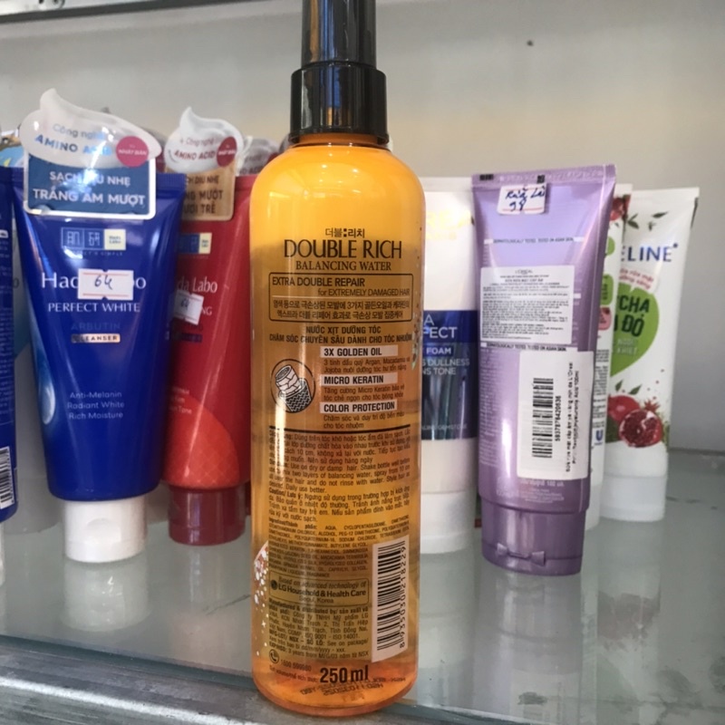 Nước xịt dưỡng tóc chăm sóc tóc chuyên sâu dành cho tóc nhuộm Double Rich 250ml