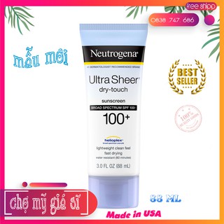 Kem chống nắng Neutrogena ultra sheer dry touch with spf 100+