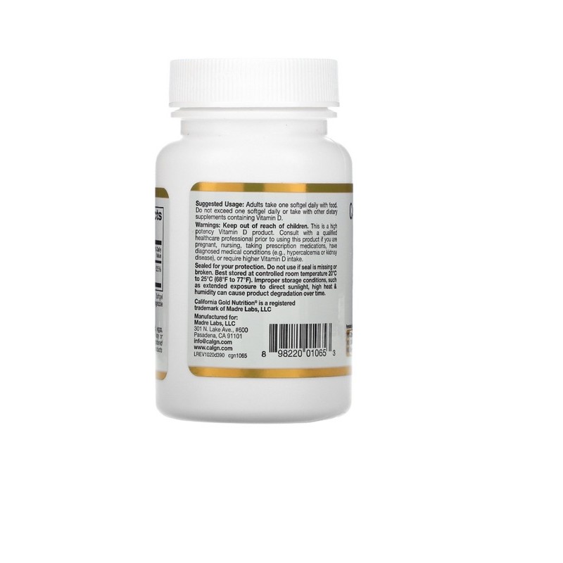 Viên uống bổ sung Gold Nutrition Vitamin D3