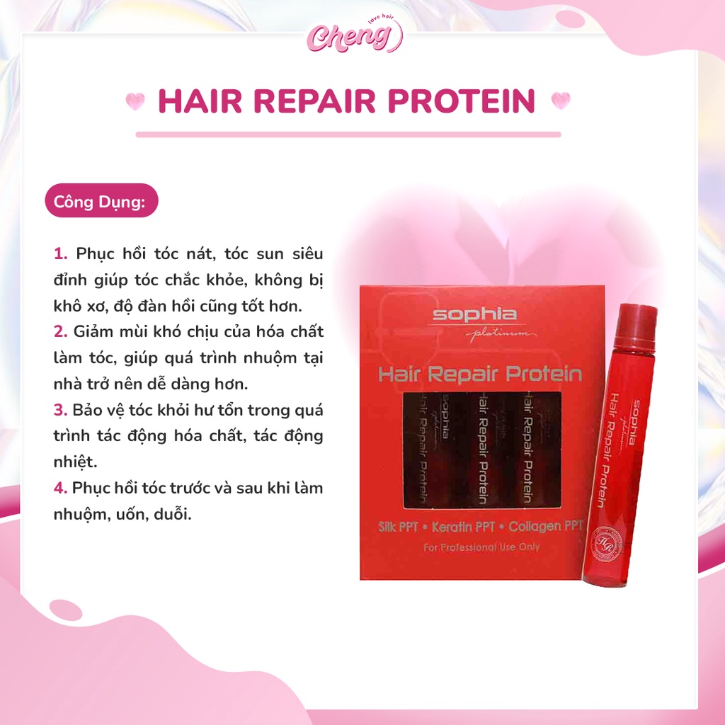PROTEIN Phục Hồi Tóc Hư Nát Hàn Quốc | Chenglovehair, Chenglovehairs