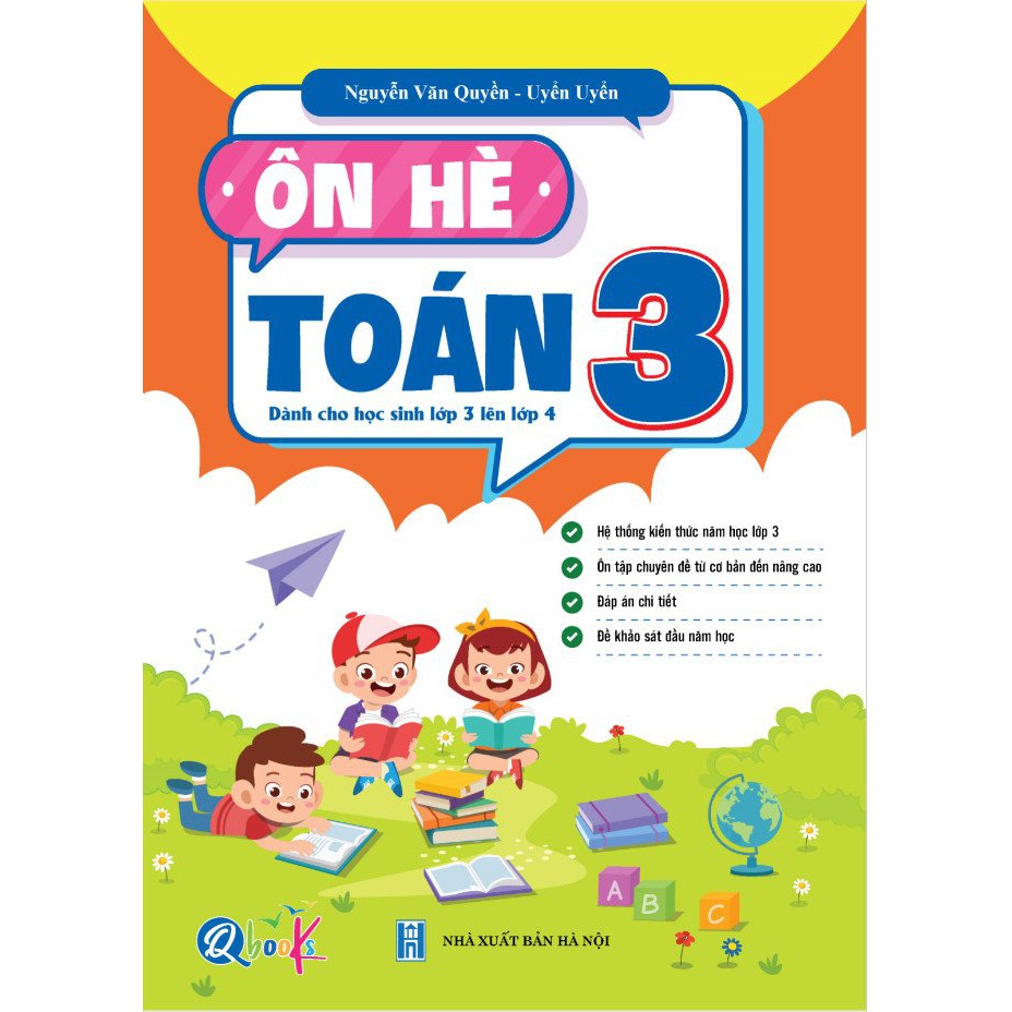 Sách Combo Ôn Hè Toán và Tiếng Việt 3 Dành cho học sinh lớp 3 lên 4 (2 cuốn)