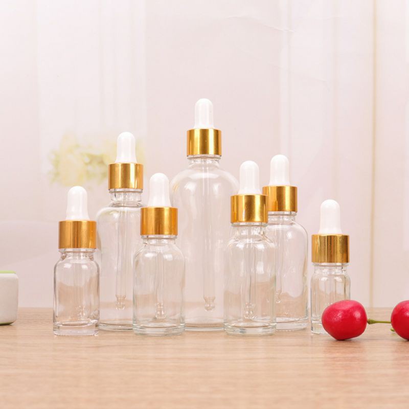 Lọ Chiết Serum ❤ TRÙM SỈ ❤ [5ml,10ml] Chai lọ đựng tinh dầu bóp giọt khoen vàng chiết mỹ phẩm, chiết serum .