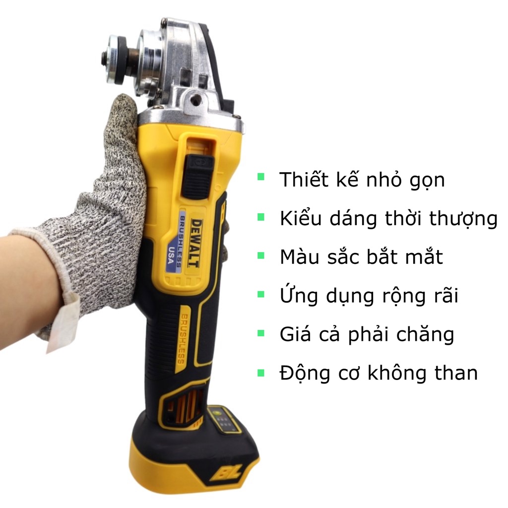 Máy mài, máy cắt pin Dewalt không chổi than