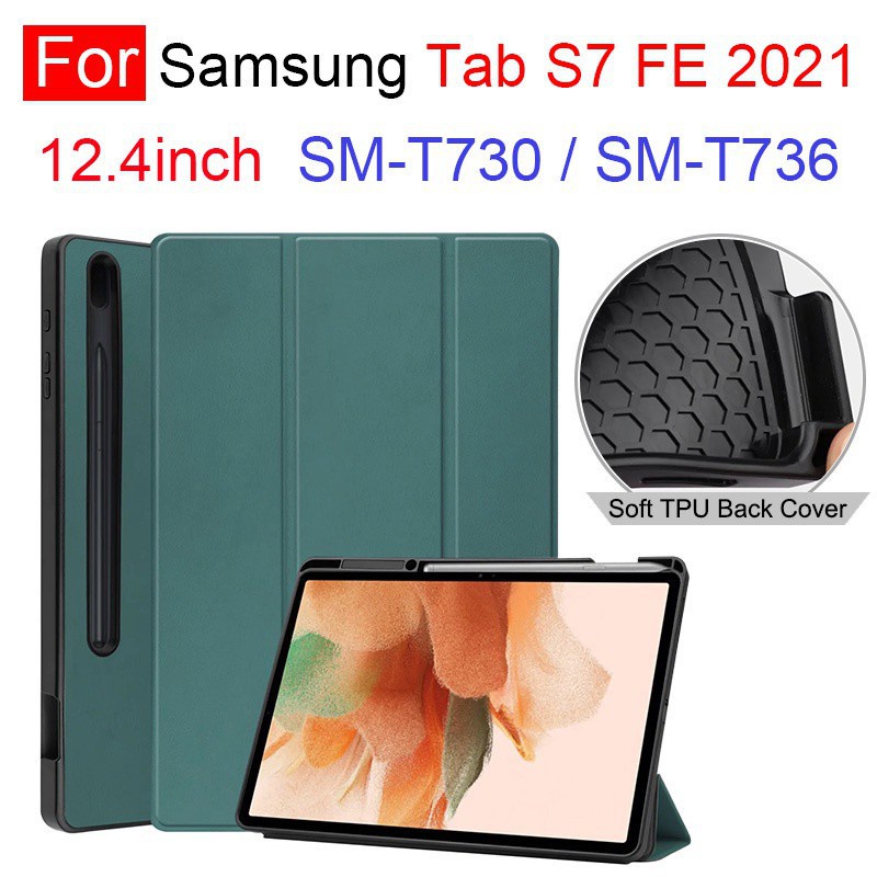 Bao Đựng Máy Tính Bảng Bằng Tpu Mềm Có Thể Điều Chỉnh Cho Samsung Galaxy Tab S7 Fe Sm T730 T736