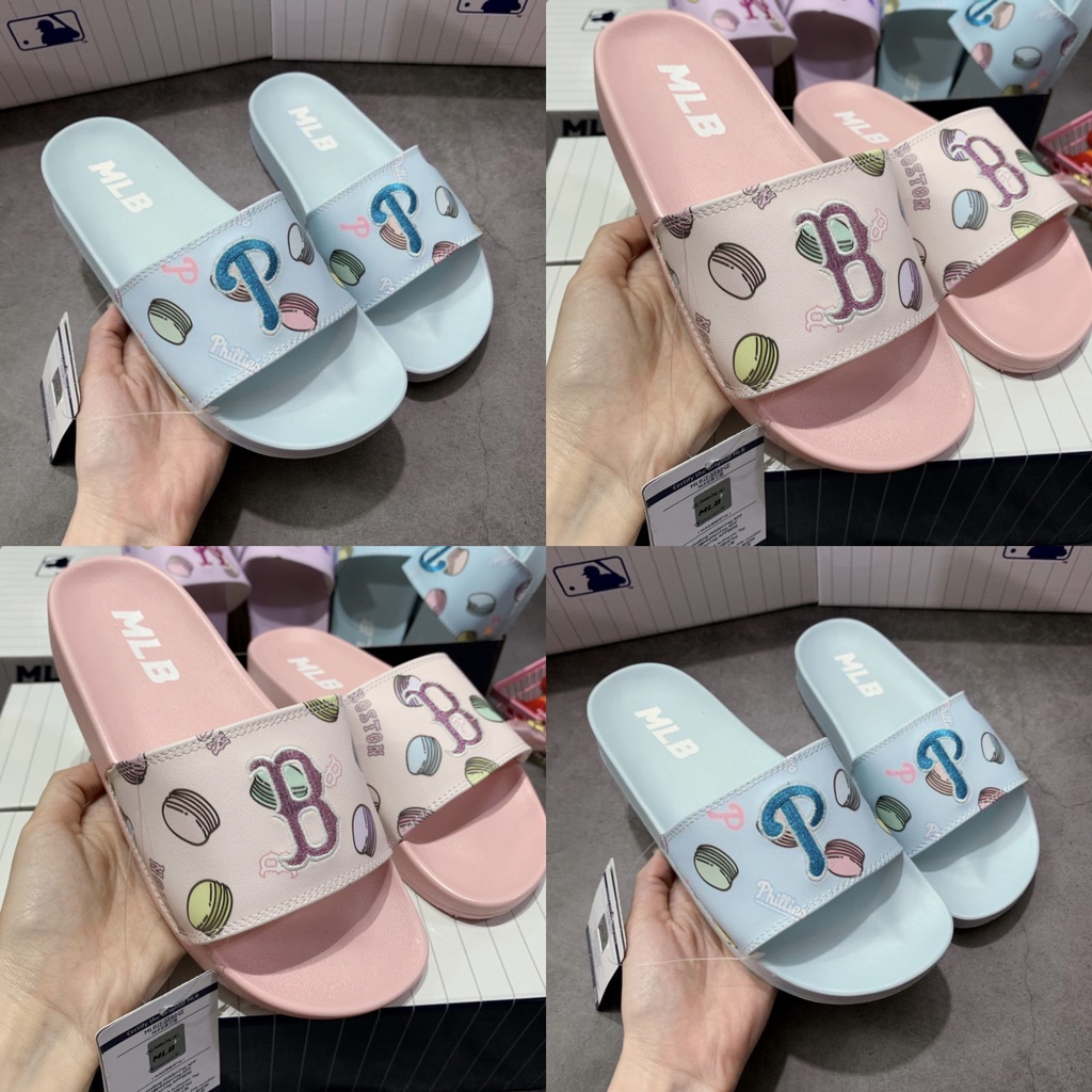 DÉP NY UNISEX THÊU CHỮ NỔI SIÊU XINH - DÉP LÊ NY QUAI NGANG MÀU PASTEL CỰC ĐÁNG YÊU