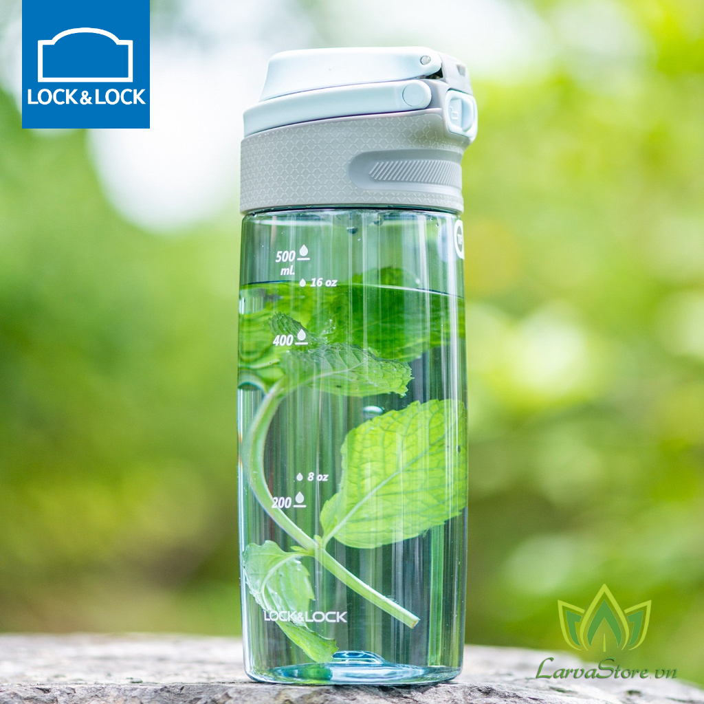 Bình Nước Lock&Lock Nhựa Tritan One Touch Sport ABF762 550ml