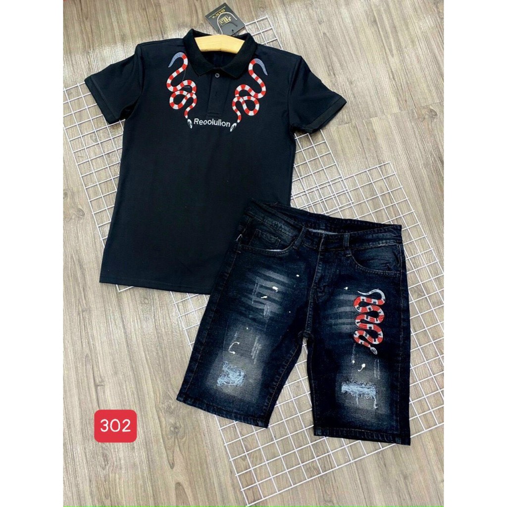 Quần sọt jean nam màu xanh ,Quần Short Nam chất Jean Co giãn thời trang cao cấp nam MuradFashion MS121