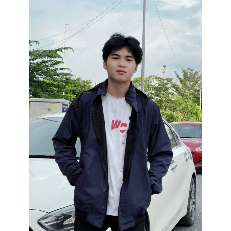 Áo Khoác Nam Nón Rời Chất Dù 2 Lớp Lót Das Form Rộng Che Nắng Chắn Gió Tiện Lợi Siêu Hót NEW UNISEX