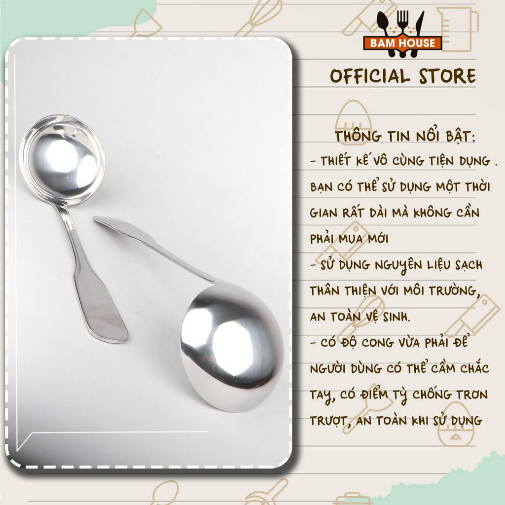 Vá canh inox  cán dày lòng tròn VLT05