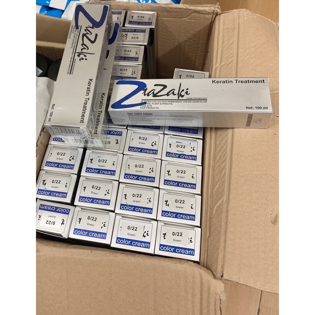 Thuốc Nhuộm Tóc Mix 0.22  Ztazaki 100ml Siêu Mạnh