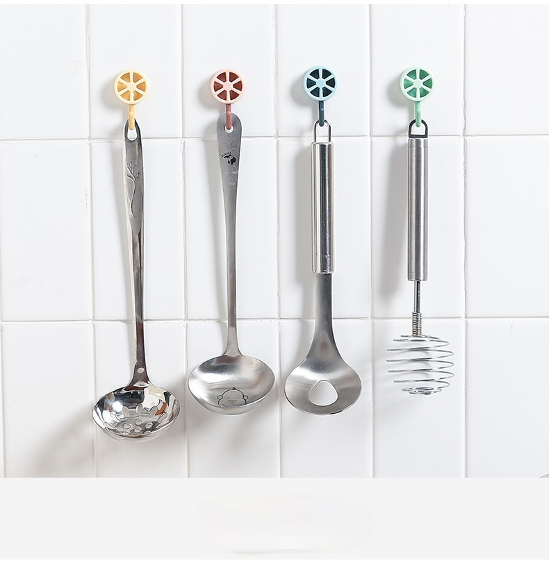 Set 5 Móc Dán Tường Treo Đồ Hình Lát Chanh