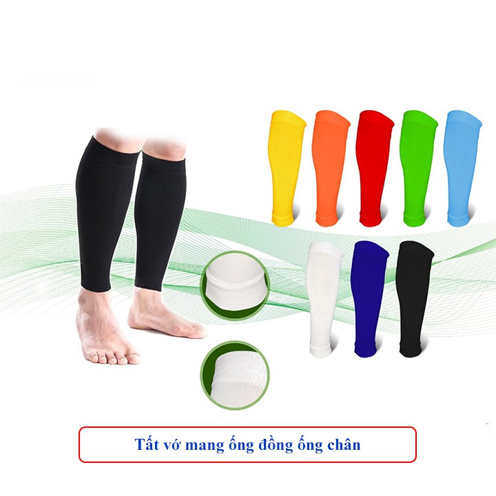 Tất vớ thể thao mang ống đồng ống chân VO12 - tất ống chân đá bóng, tất ống chân thể thao, tất ống chân nam - 1 đôi