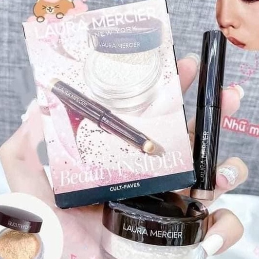 Phấn phủ Laura Mercier Sephora  kèm nhũ mắt,  chính hãng