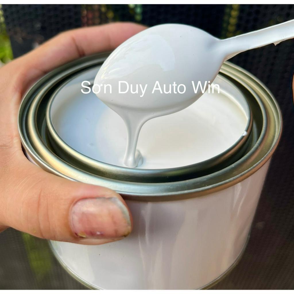 Trắng Mercedes GLC 200 code 149- Sơn Ô tô pha vi tính 1k phủ bóng