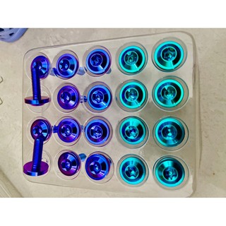 1 con ốc titan gr5 6li20 bắt dè trước dè sau ex150