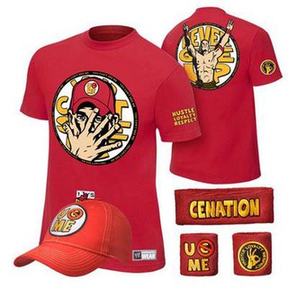 Combo Áo + Mũ + Băng Tay John Cena "Summer Slam" đỏ