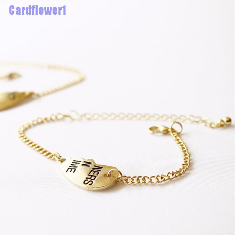 Set 2 Mặt Dây Chuyền Hình Trái Tim Khắc Chữ Best Friends