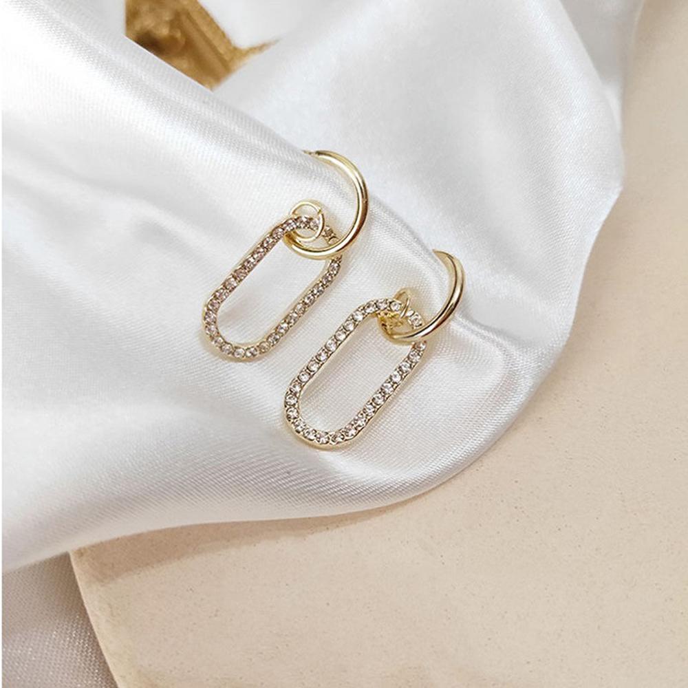 Bông Tai Dáng Dài Thiết Kế Tinh Tế Thời Trang Mùa Thu Cho Nữ|Khuyên Tai Hình Học