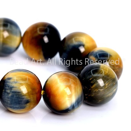 10MM Chatoyant Màu Xanh Nâu, Phối Vòng Tay Phong Thuỷ, Chuỗi Hạt, Mệnh Mộc S36 - Bead Art