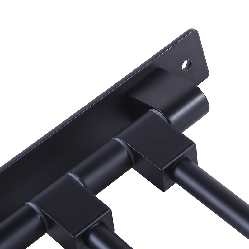 Giá Treo Khăn Tắm Bằng Nhôm Nhiều Thanh Treo Tiết Kiệm Không Gian