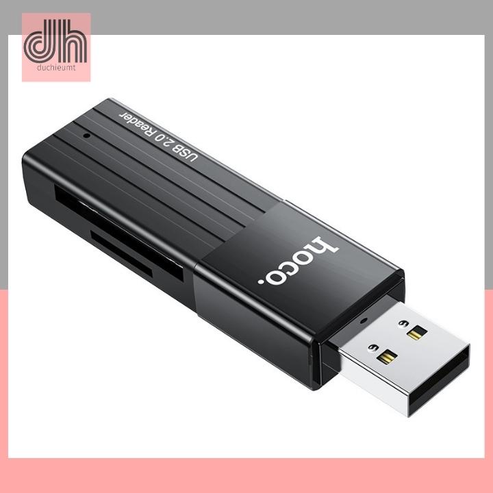 Đầu đọc thẻ nhớ TF SD Hoco HB20