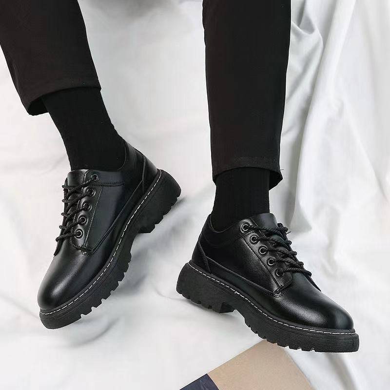 Giày da nam trẻ trung nam tính tt phong cách Hàn Quốc