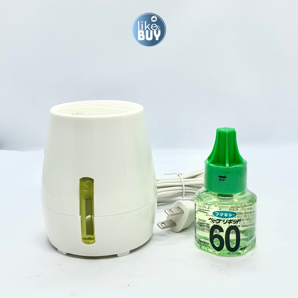 Máy xông đuổi muỗi và tinh dầu đuổi muỗi chiết xuất thiên nhiên Nhật Bản - hàng ngoại Like&amp;Buy