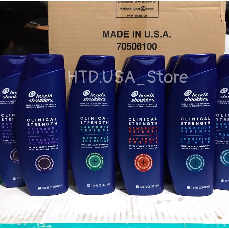 Dầu Gội Head & Shoulder Clinical Strength Shampoo 400ml của Mỹ