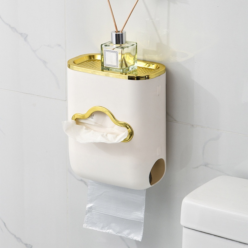 Giá Đỡ Cuộn Giấy Vệ Sinh Gắn Tường Siêu Chắc Màu Cam / Trắng Tiện Dụng Cho Nhà Bếp / Phòng Tắm