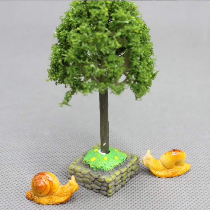 Mô hình ốc sên xinh xắn cho các bạn trang trí tiểu cảnh, terrarium, DIY