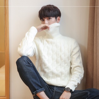 Áo Len Vặn Thừng Cổ Lọ Phong Cách Hàn Quốc Cho Nam 97MEN ALN06