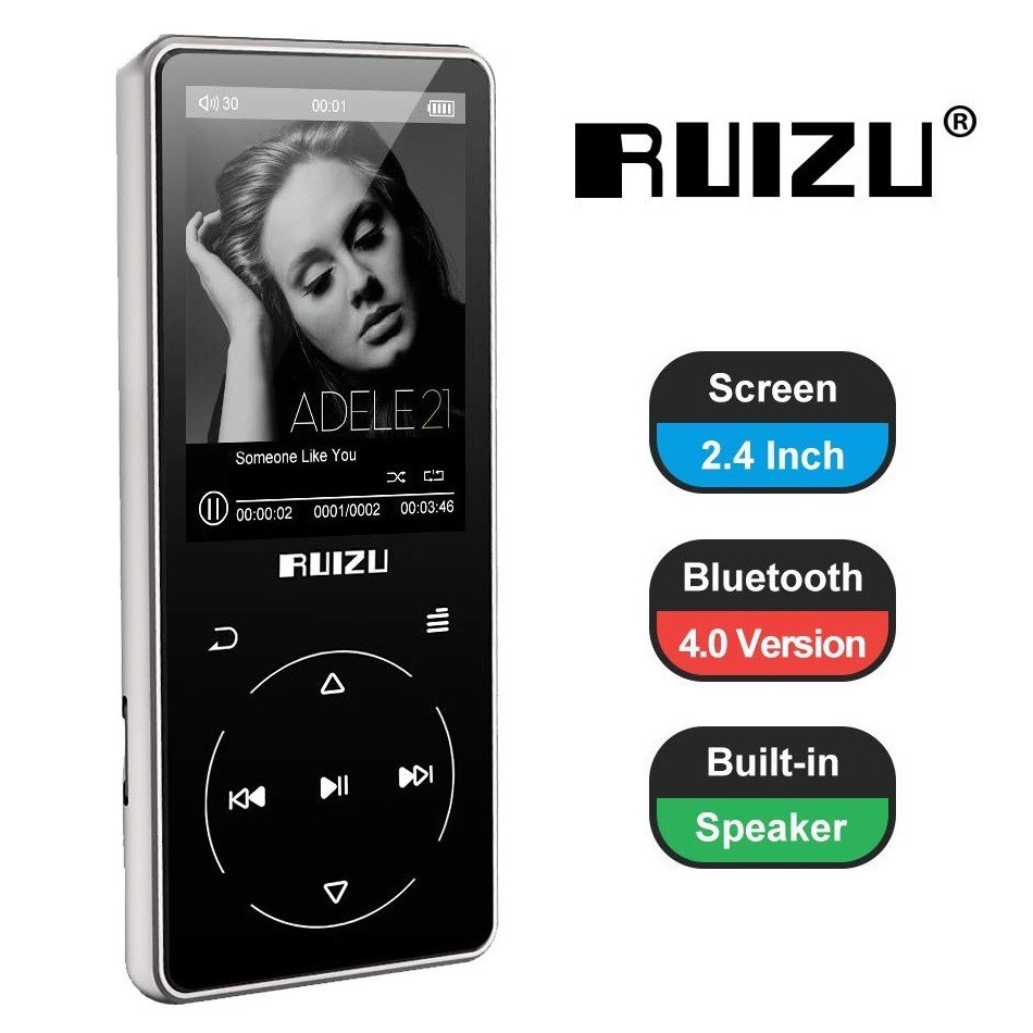 Máy nghe nhạc ruizu D16,hifi,có bluetooth 4.0,phím cảm ứng