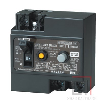 CB chống giật Panasonic 30A BJJ