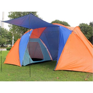 lều 8 người, lều trại du lịch cho 6 - 8 người 2 phòng ngủ, 1 phòng khách