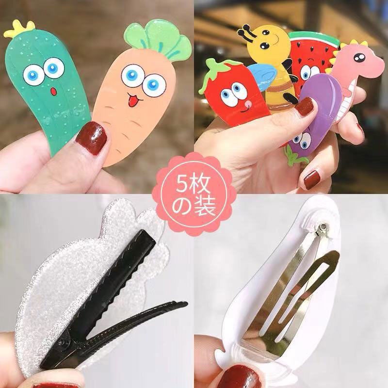 Kẹp tóc hình khủng long dễ thương cho bé gái 2021
