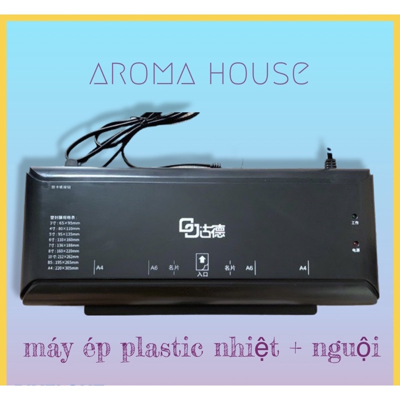 Máy ép plastic nhiệt + nguội, nóng/lạnh a4 tặng quà tuỳ chọn