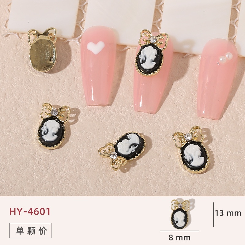 Miếng Dán Trang Trí Móng Tay Hình Hoa Tulip Thỏ Hoa Tulip Phong Cách Retro Mới