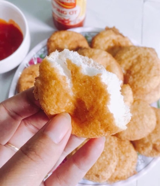 bánh bao sữa size to 1 bịch tận 20 cái bánh lớn