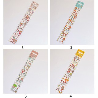 Sticker 39x6cm Cô Gái Nhỏ (Còn xanh lá + xanh dương)
