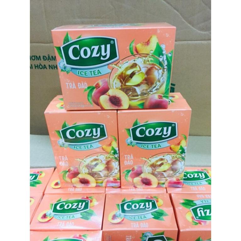 Trà Cozy IceTea các Hương Đào-Chanh-Sâm Bí Đao-Chanh Hương Nhài-Vải-Matcha Trà sữa 3in1- Gừng