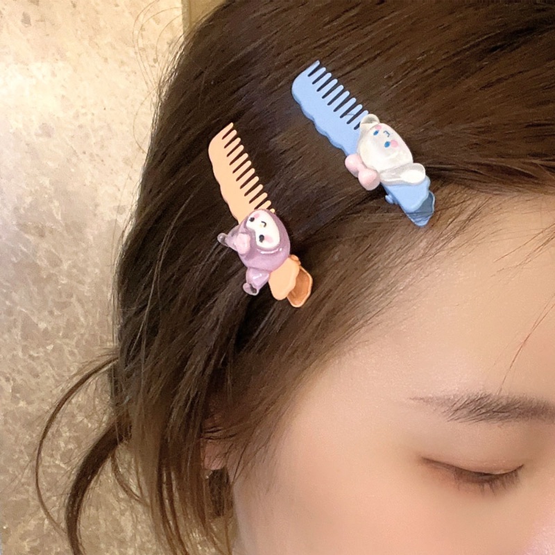 1 Kẹp Tóc Mỏ Vịt Nhỏ Dễ Thương Thời Trang Cho Bé Gái