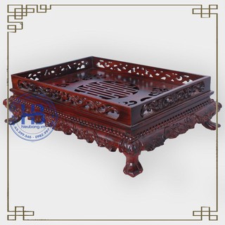 Khay trà gỗ cẩm đầu rồng to nhỏ,bàn trà cẩm phòng khách