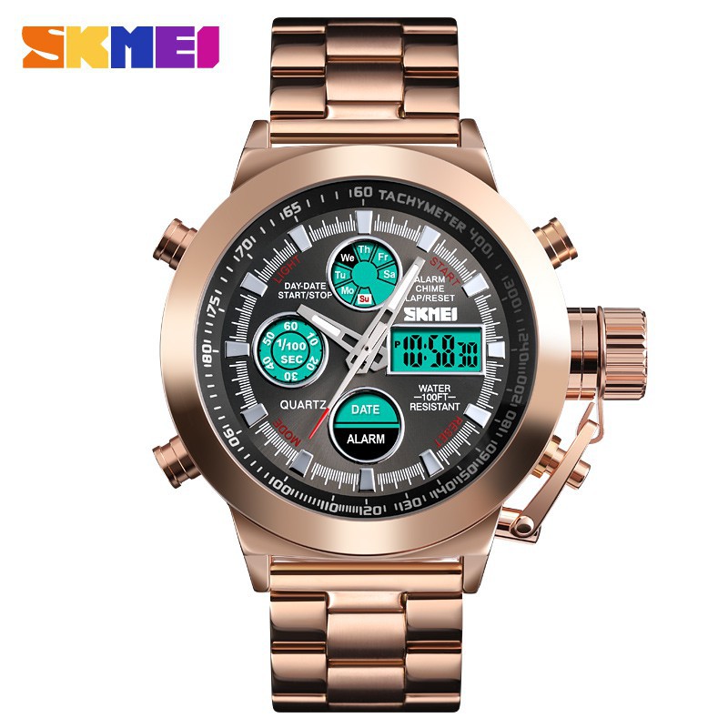 Đồng Hồ SKMEI 1515 Chống Nước Với Dây Thép Sang Trọng Cho Nam