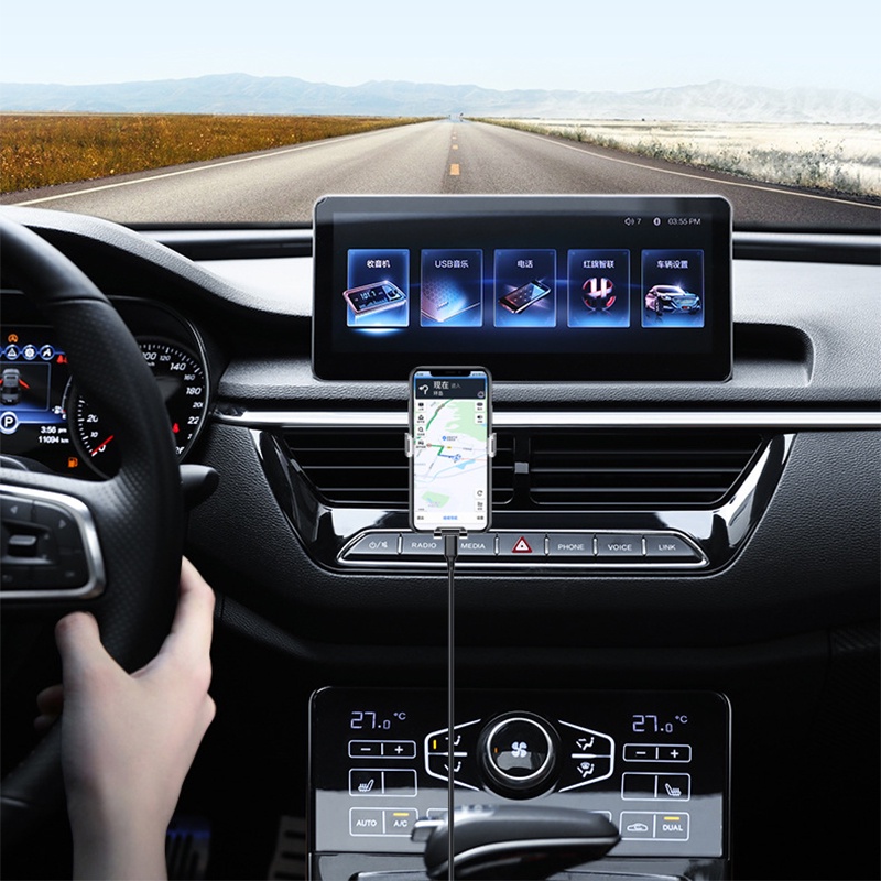 Giá Đỡ ĐiệN ThoạI Xoay 360 Độ Cho Xe Hơi 4.7-7 inch° Giá Đỡ ĐiệN ThoạI Xoay TiệN DụNg