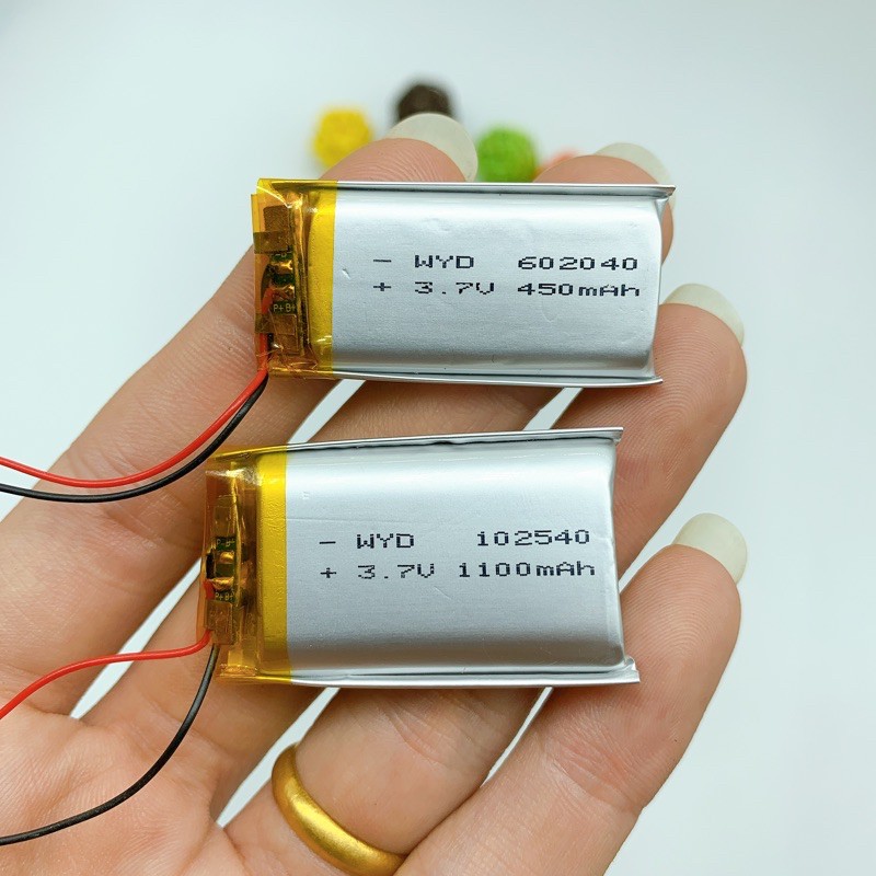 Pin Lithium Polymer 3.7V 450mAh và 1100mAh mới 100%. Chuẩn dung lượng | WebRaoVat - webraovat.net.vn