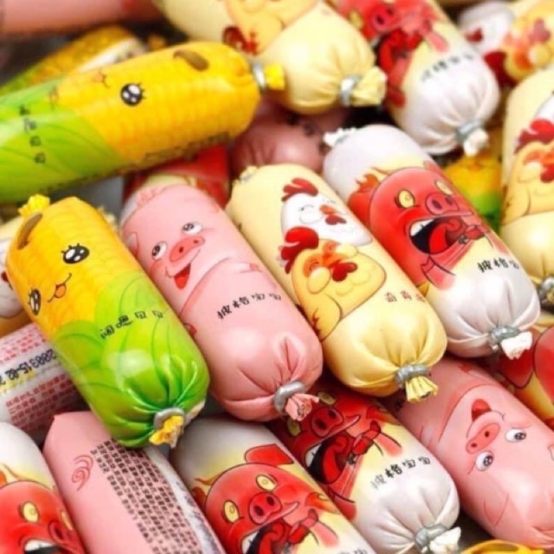 1Kg XÚC XÍCH KUTE ĂN LIỀN 4 VỊ Cực Ngon  HÓT