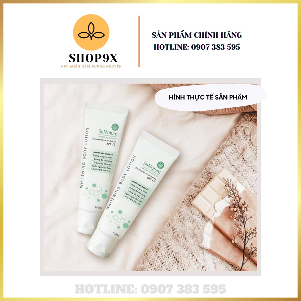 Kem Dưỡng Trắng Da Toàn Thân I'm Nature Whitening Body Lotion I'M NATURE 150ml SPF15+ | BigBuy360 - bigbuy360.vn