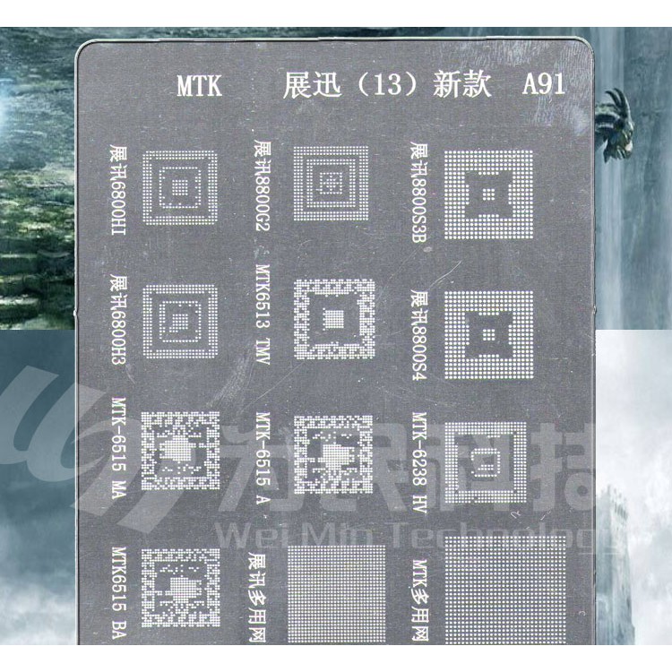 Vỉ tạo chân IC A91
