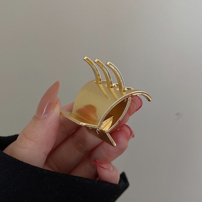 Kẹp tóc kim loại cỡ lớn thời trang phong cách Hàn Quốc hàng mới 2021